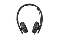 Lenovo Gen 2 - Headset - på øret - kablet - USB-C - sort - Certified for Microsoft Teams 4XD1M45627