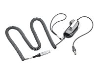 Poly SHS 2005-01 - PTT (push-to-talk) forstærker for headset - dobbeltkanal, LEMO FGG.2B.310, ingen tilføjelse - TAA-kompatibel 8K6V7AA#AC3