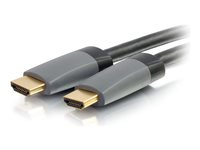C2G 40ft 4K HDMI Cable with Ethernet - High Speed - In-Wall CL-2 Rated - HDMI-kabel med Ethernet - HDMI han til HDMI han - 12.2 m - afskærmet - sort - 4K support 50635
