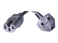 HPE - Strømkabel - IEC 60320 C15 til BS 1363A (han) - 2.5 m J9942A