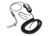 Poly SDS 1031-10 - PTT (push-to-talk) forstærker for headset - uforstærket, dobbeltkanal, dynamisk, NC6MX-stik 8K7A1AA#AC3