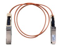 Cisco - Netværkskabel - QSFP+ til QSFP+ - 3 m - 3 m. - fiberoptik - SFF-8436 - aktiv - beige QSFP-H40G-AOC3M=