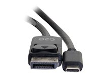 C2G 3ft USB C to DisplayPort Cable - 4K 30Hz - Ekstern videoadapter - USB-C - DisplayPort - sort 26901
