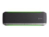 Poly Sync 60 - Smart højttalertelefon - Bluetooth - kablet, trådløs - USB-A, USB-C - sort, sølv - Zoom Certified 772C2AA