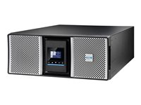 Eaton 9PX G2 9PX11KIRTNG2 - UPS (stativ-monterbar / ekstern) - AC 200/208/220/230/240 V - 11000 Watt - 11000 VA - 1-faset - 9 At - Ethernet 10/100/1000, RS-232, USB - output-stikforbindelser: 17 - PFC - 4U - 19" - sort, sølv 9PX11KIRTNG2