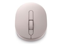 Dell MS3320W - Mus - optisk LED - 3 knapper - trådløs - 2.4 GHz, Bluetooth 5.0 - trådløs modtager (USB) - askepink - detailsalg - boks - med 3 years NBD Advance Exchange MS3320W-LT-R