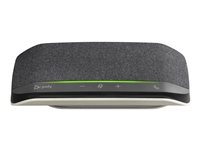 Poly Sync 10 - Konferencetelefon håndfri - kablet - USB-A, USB-C - sølv 772C3AA