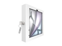 Compulocks iPad Air M2 & M3 11", Apex Enclosure Rolling Cart - Rise Freedom Extended White - Monteringssæt (indelukke, vognstander) - for tablet - låsbar - medicinsk - højglansaluminium - hvid - skærmstørrelse: 13" - for Apple 11-inch iPad Air (M2, M3) MCRSTDEXW11APXW