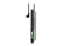 APC EasyPDU EPDU2016S - Strømfordelingsenhed (rackversion) - med kontakt - AC 230 V - 3680 VA - 1-faset - Ethernet 10/100/1000, serial, USB - output-stikforbindelser: 8 (power IEC 60320 C13) - 1U - 19" - 2.5 m ledning - sort EPDU2016S
