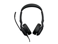 Jabra Evolve2 50 UC Stereo - Headset - på øret - kablet - aktiv støjfjerning - USB-C, USB-A - UC-certificeret 25069-989-899