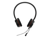 Jabra Evolve 20 UC stereo - Headset - på øret - kablet - USB-C, USB-A - støjisolerende - Alcatel-Lucent Certified, Avaya Certified, Certified for Microsoft Teams, Cisco Certified, Unify Certified 4999-829-269