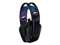 Logitech G G535 LIGHTSPEED Wireless Gaming Headset - Headset - fuld størrelse - LIGHTSPEED - trådløs - sort - Discord Certified 981-000972