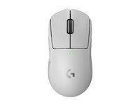 Logitech G PRO X SUPERLIGHT 2 SE - Mus - gaming - optisk - 5 knapper - trådløs - 2.4 GHz - USB Logitech LIGHTSPEED-modtager - hvid 910-007556